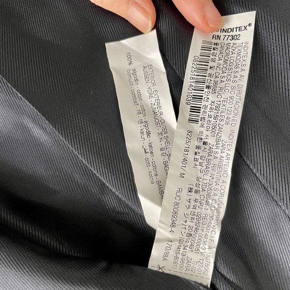 Zara - Coat - Size M - Brown Charcoal - NWT - Picture 5 of 5
